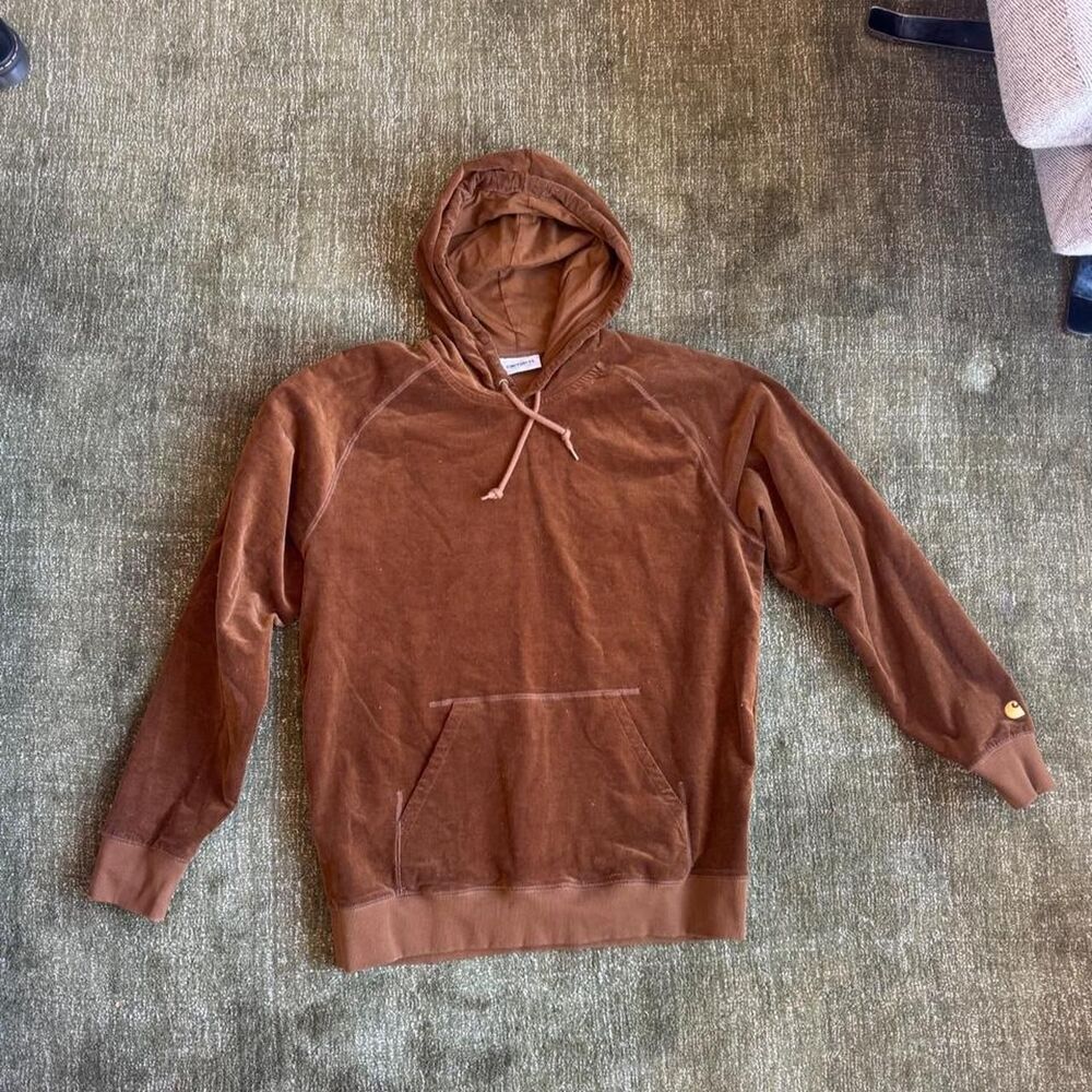 Carhartt-wip Men's Brown and Orange Hoodie